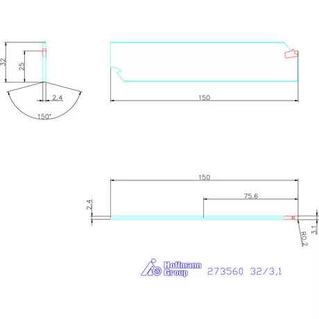 Garant Leszúró penge HSS 32/3,1 mm