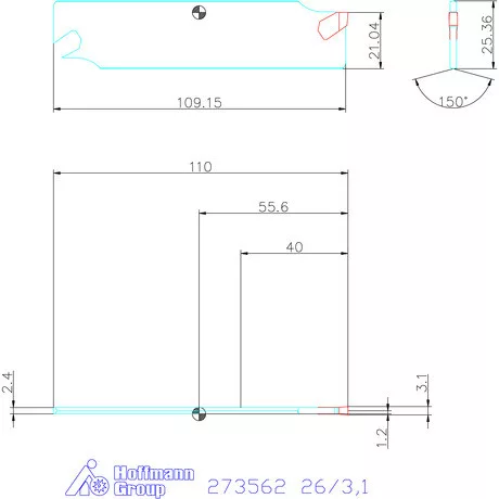 Garant Eco leszúró penge 26/3,1 mm