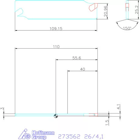Garant Eco leszúró penge 26/4,1 mm