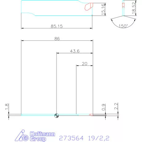 Garant Eco leszúró penge 19/2,2 mm