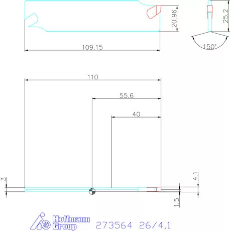 Garant Eco leszúró penge 26/4,1 mm