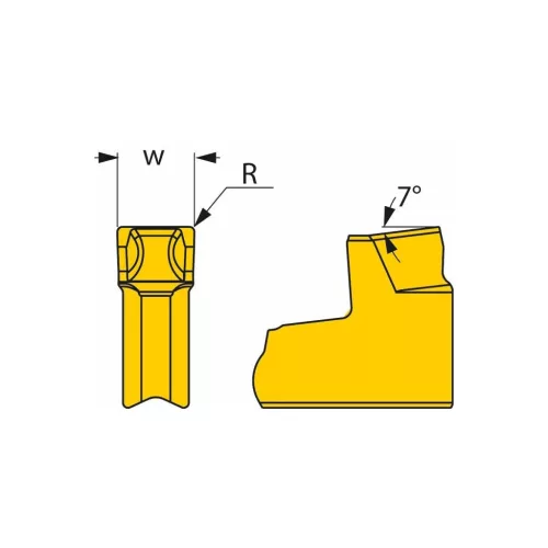 Iscar TANGGRIP TAG N-C forgácsoló betétek 3,05/0,2 mm