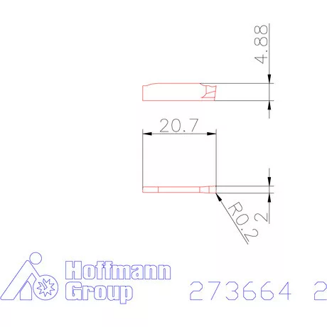 Garant Le- / beszúró lapka 2 mm