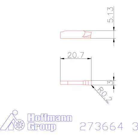 Garant Le- / beszúró lapka 3 mm
