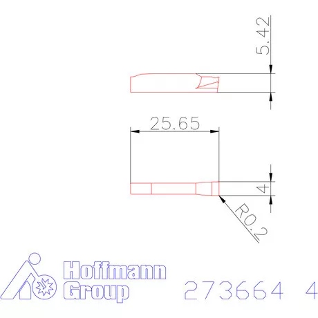 Garant Le- / beszúró lapka 4 mm