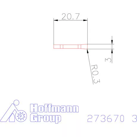 Garant Le- / beszúró lapka 3 mm