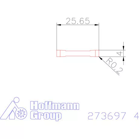 Garant Le- / beszúró lapka 4 mm
