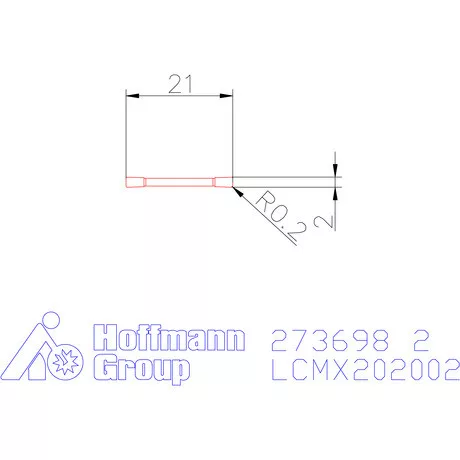 Garant Le- / beszúró lapka 2 mm
