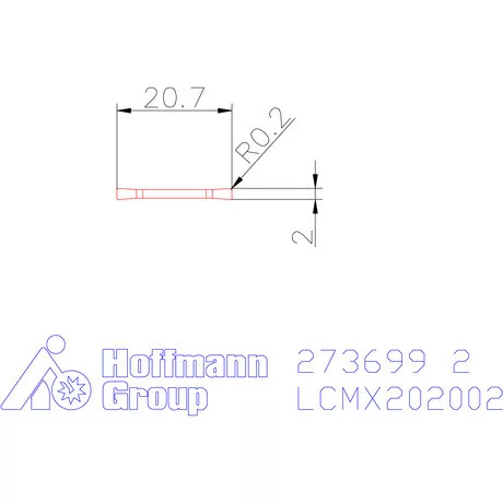 Garant Le- / beszúró lapka 2 mm