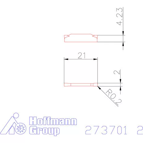Garant Le- / beszúró lapka 2 mm