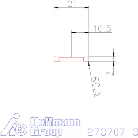 Garant Le- / beszúró lapka 3 mm