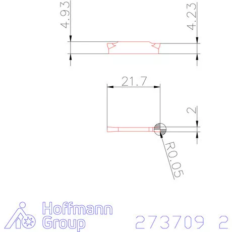 Garant Le- / beszúró lapka 2 mm