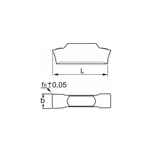 Garant Beszúró esztergalapka Közepes megmunkálás 3 mm