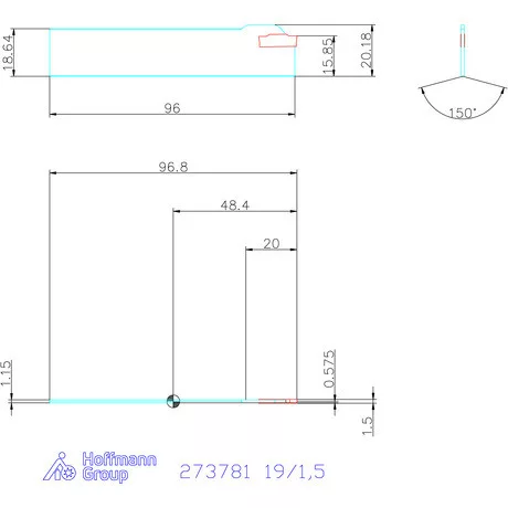 Garant eco beszúró penge 19/1,5 mm