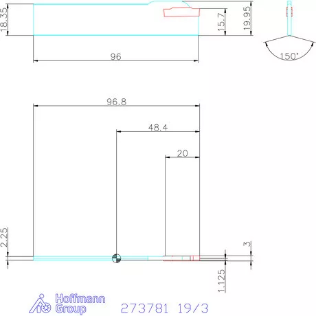 Garant eco beszúró penge 19/3 mm