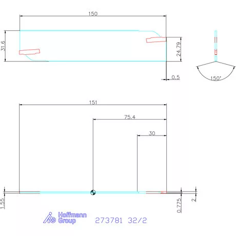 Garant eco beszúró penge 32/2 mm
