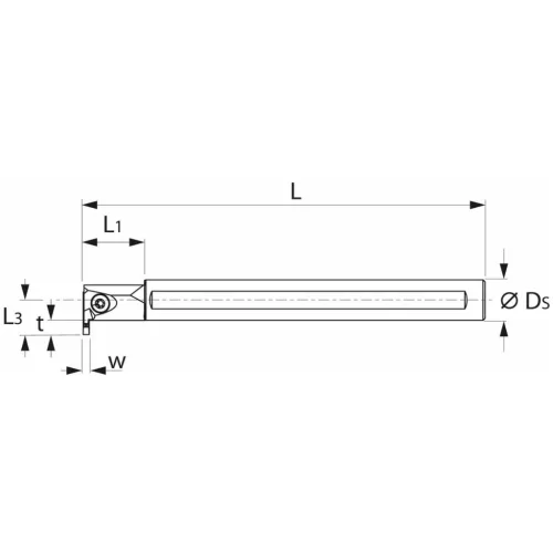 Garant Furatkés beszúró esztergáláshoz 20/3L mm