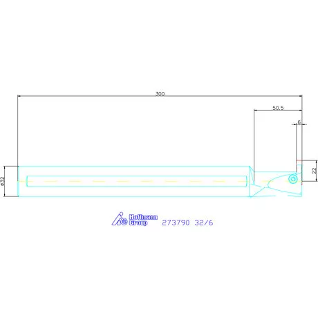 Garant Furatkés beszúró esztergáláshoz 32/6 mm