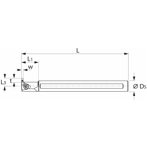 Garant Furatkés beszúró esztergáláshoz 25/6 mm