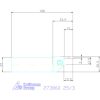 Garant Eco beszúró esztergakés 25/3 mm