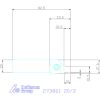 Garant Eco beszúró esztergakés 20/2 mm