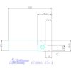 Garant Eco beszúró esztergakés 25/3 mm