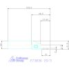 Garant Eco beszúró esztergakés 20/3 mm