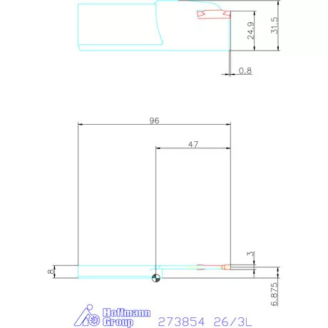 Garant Eco beszúró penge megerősített 26/3L mm