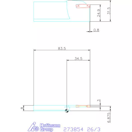 Garant Eco beszúró penge megerősített 26/3 mm