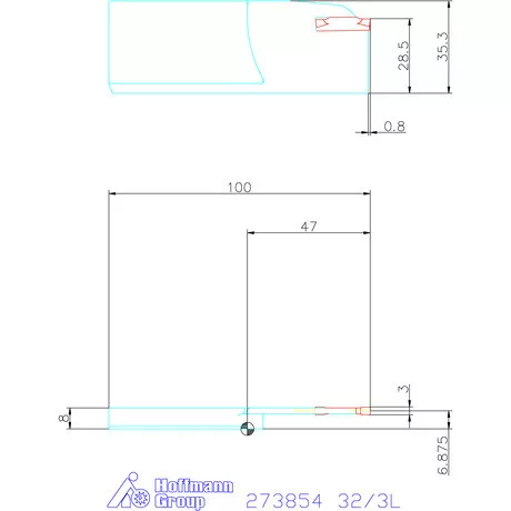 Garant Eco beszúró penge megerősített 32/3L mm