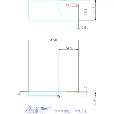 Garant Eco beszúró penge megerősített 32/3 mm