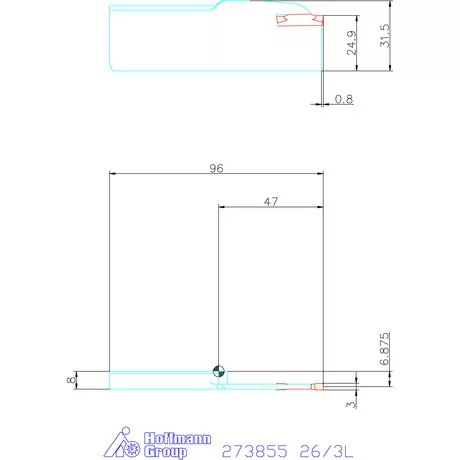Garant Eco beszúró penge megerősített 26/3L mm