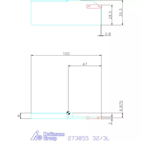 Garant Eco beszúró penge megerősített 32/3L mm