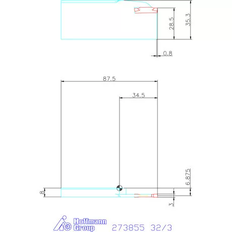 Garant Eco beszúró penge megerősített 32/3 mm