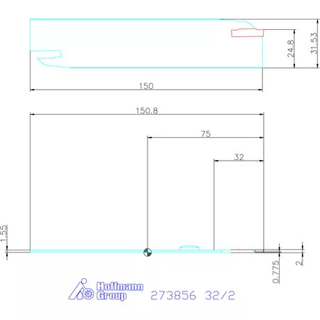 Garant Eco beszúró penge 32/2 mm
