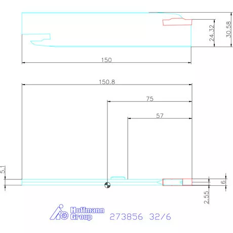 Garant Eco beszúró penge 32/6 mm