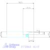 Garant Eco beszúró esztergakés 16/2 mm