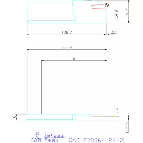 Garant Eco beszúró penge megerősített 26/3L mm