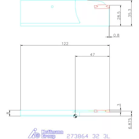 Garant Eco beszúró penge megerősített 32/3L mm