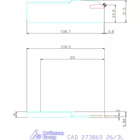 Garant Eco beszúró penge megerősített 26/3L mm