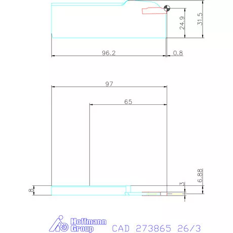 Garant Eco beszúró penge megerősített 26/3 mm
