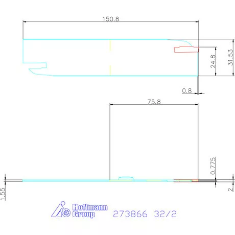 Garant Eco beszúró penge 32/2 mm
