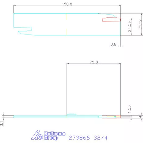 Garant Eco beszúró penge 32/4 mm