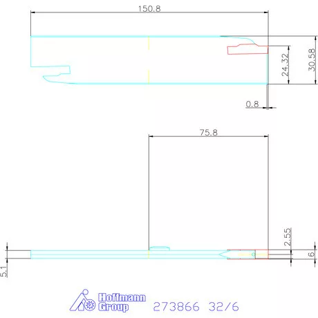 Garant Eco beszúró penge 32/6 mm