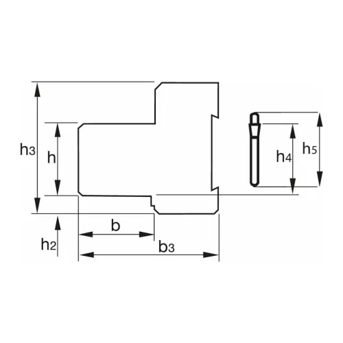 Holex Alaptartó 25 mm