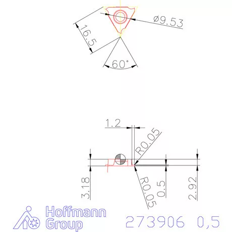 Garant Beszúró lapka balos 0,5 mm