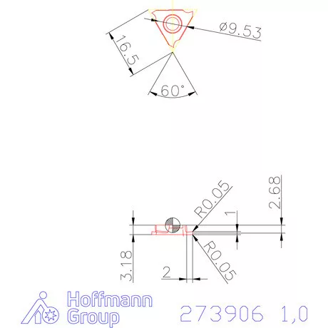 Garant Beszúró lapka balos 1,0 mm