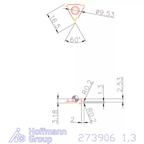 Garant Beszúró lapka balos 1,3 mm
