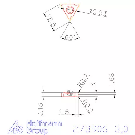 Garant Beszúró lapka balos 3,0 mm