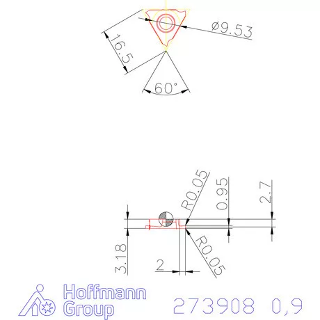 Garant Beszúró lapka balos 0,9 mm